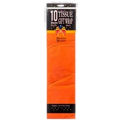 Tissue Wrap Orange 10 Ct