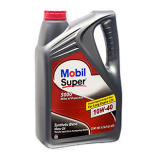 Mobil Super Motor Oil 10W-40 5Qt