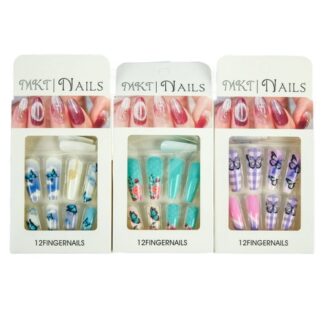 False Nails Fashion 12Pc Asst Clr& Design