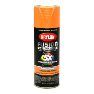 Krylon Paint & Primer Spiced Amber 12 Oz