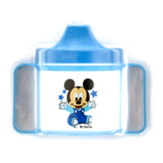 Mickey Mouse Juice Cup  W/Twin Handle 1 Pc 8 Oz