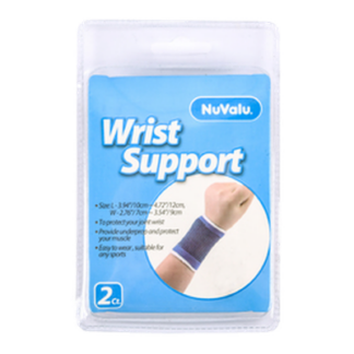 Nuvalu Elastic Support Wrist 2Pc W/ Blister