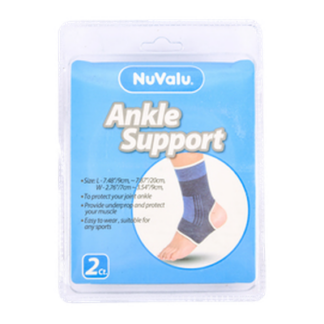 Nuvalu Elastic Support Ankle 2Pc W/ Blister