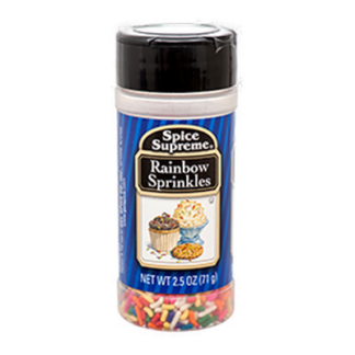 Rainbow Sprinkles #Spice Supreme 2.5 Oz